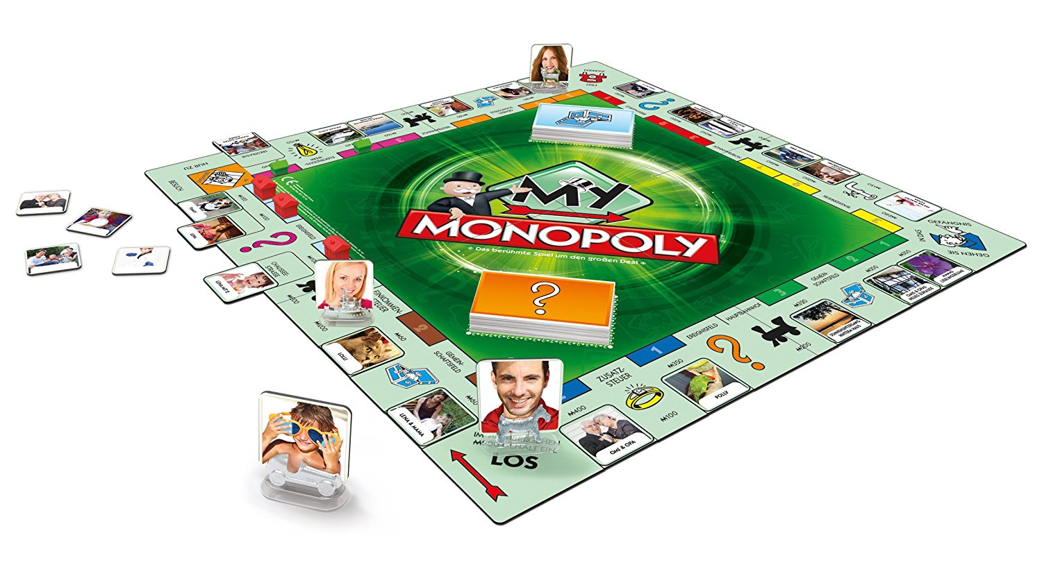 Hasbro - My Monopoly, Familien-Brettspiel, deutsche Version